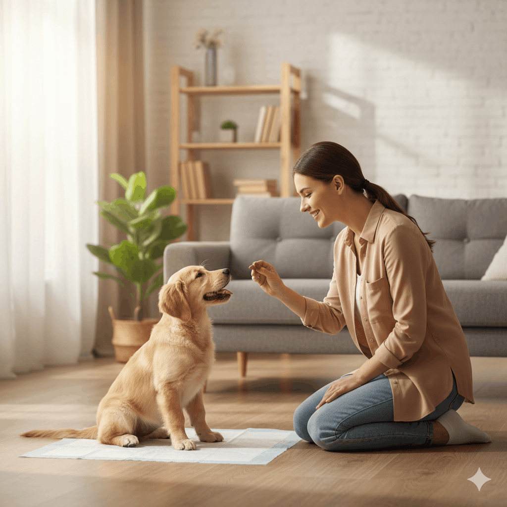 como-ensinar-o-cao-a-fazer-necessidades-no-lugar-certo-treinamento-1 Como Ensinar o Cão a Fazer Necessidades no Lugar Certo