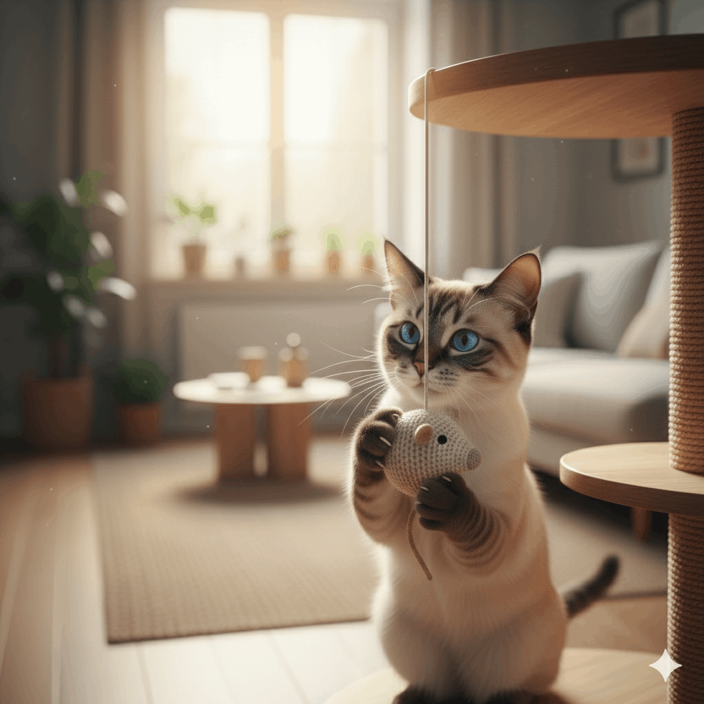 gato-brincando-estimulo-apetite-vida-nupet Gato Não Quer Comer Ração Seca? Como Resolver.