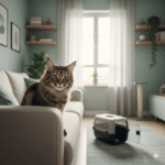 Gato sentado em frente a uma janela ensolarada observando o exterior, representando o passo a passo para adaptar gato adulto ao novo lar com tranquilidade.